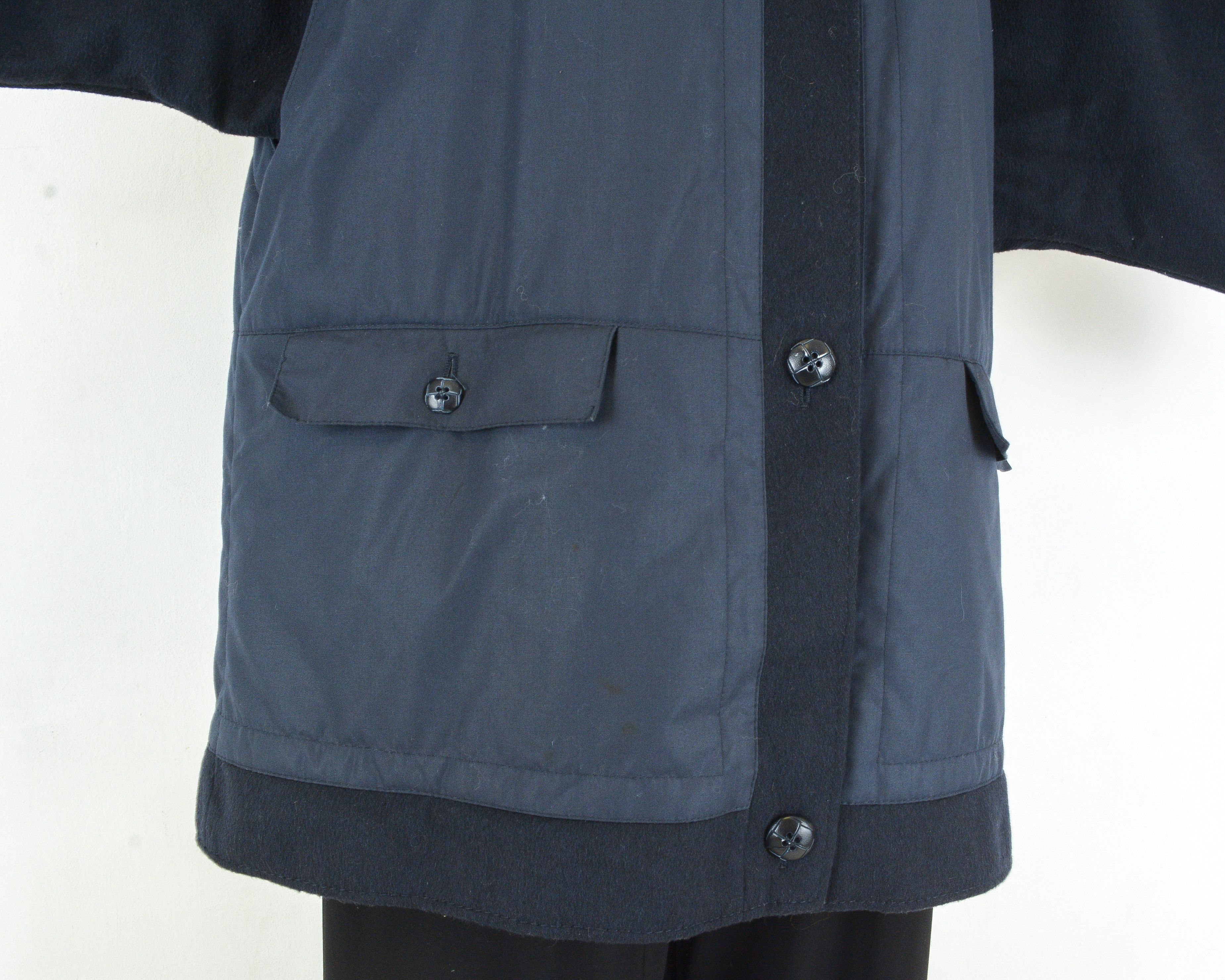 Vintage ORIGINAL LODEN L Wool Coat Winter Jacket Overcoat Padded Size L / US 10 / IT 46 - 6 Thumbnail