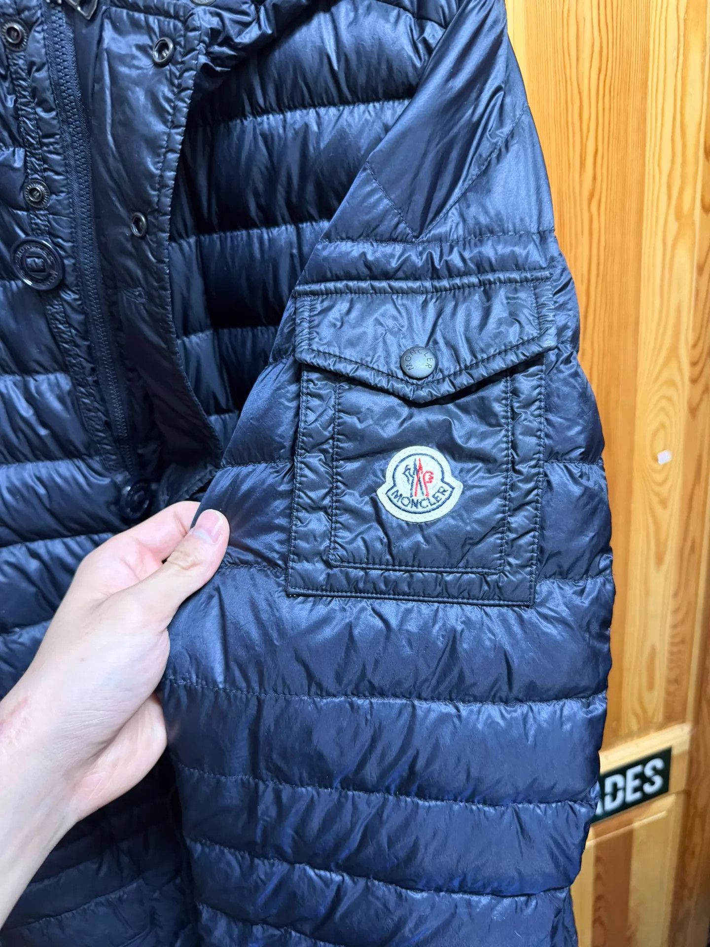 Moncler Moncler Men's Black Hooded Stowable Jacket Size 6 Size US XXL / EU 58 / 5 - 3 Thumbnail