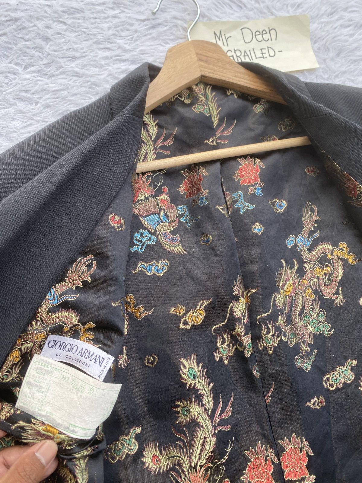 Giorgio Armani Rare Vintage Giorgio Armani Blazer Size 38L - 6 Thumbnail