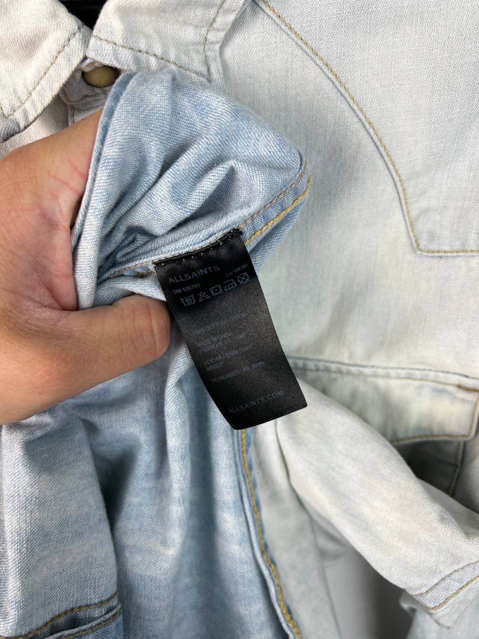 Allsaints Allsaints luxury denim shirts size S Size US S / EU 44-46 / 1 - 3 Thumbnail