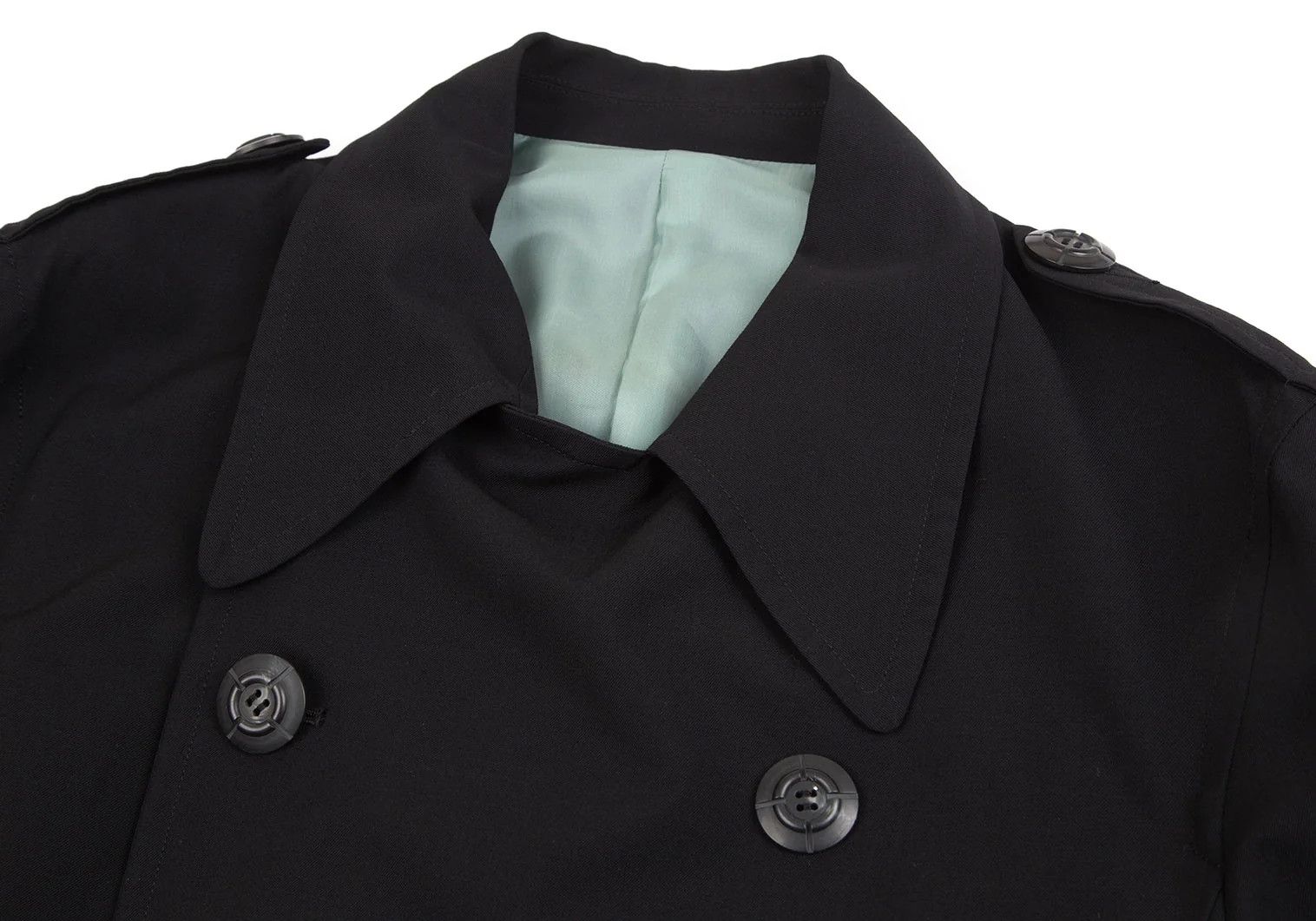 Jean Paul Gaultier Double Half Coat in Black Size 50 Size US M / EU 48-50 / 2 - 3 Thumbnail