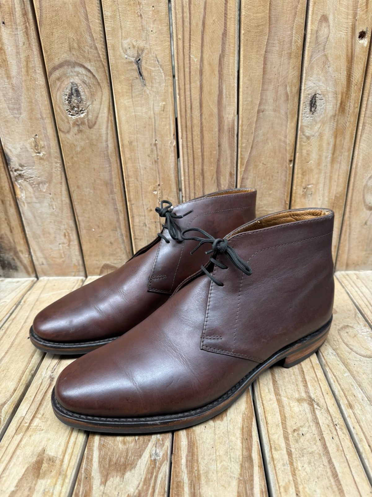 Loake Loake Shoemakers brown Men’s Chukka leather boots US 10 F Size US 10 / EU 43 - 20 Thumbnail
