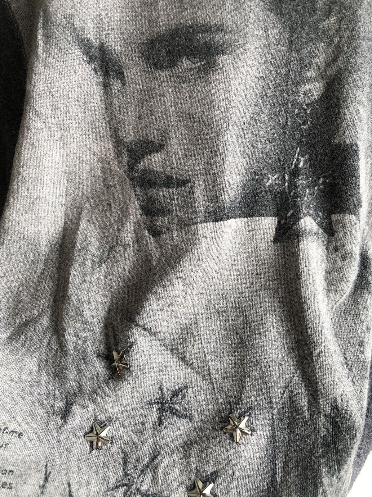 If Six Was Nine Gothic Studded Poem LongSleeve Hysteric Glamour Style Size US M / EU 48-50 / 2 - 6 Thumbnail