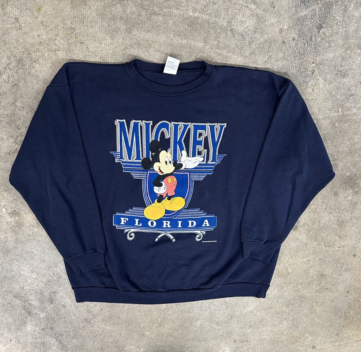 Disney × Vintage Vintage 90s Disney Mickey Mouse Florida Sweatshirt Size US XXL / EU 58 / 5 - 1 Thumbnail