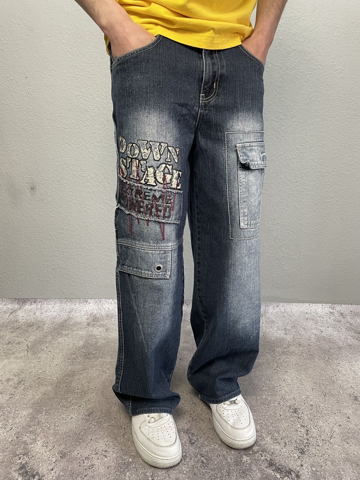 Wu-Tang Clan Vintage Eminem Style 00s Carpenter Denim Rap Jens Pants Size US 30 / EU 46 - 5 Thumbnail