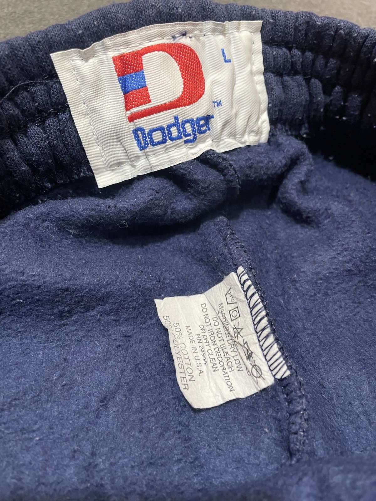 Vintage 80s Dodger University Of Virginia Sweatpants Navy Size US 30 / EU 46 - 5 Thumbnail