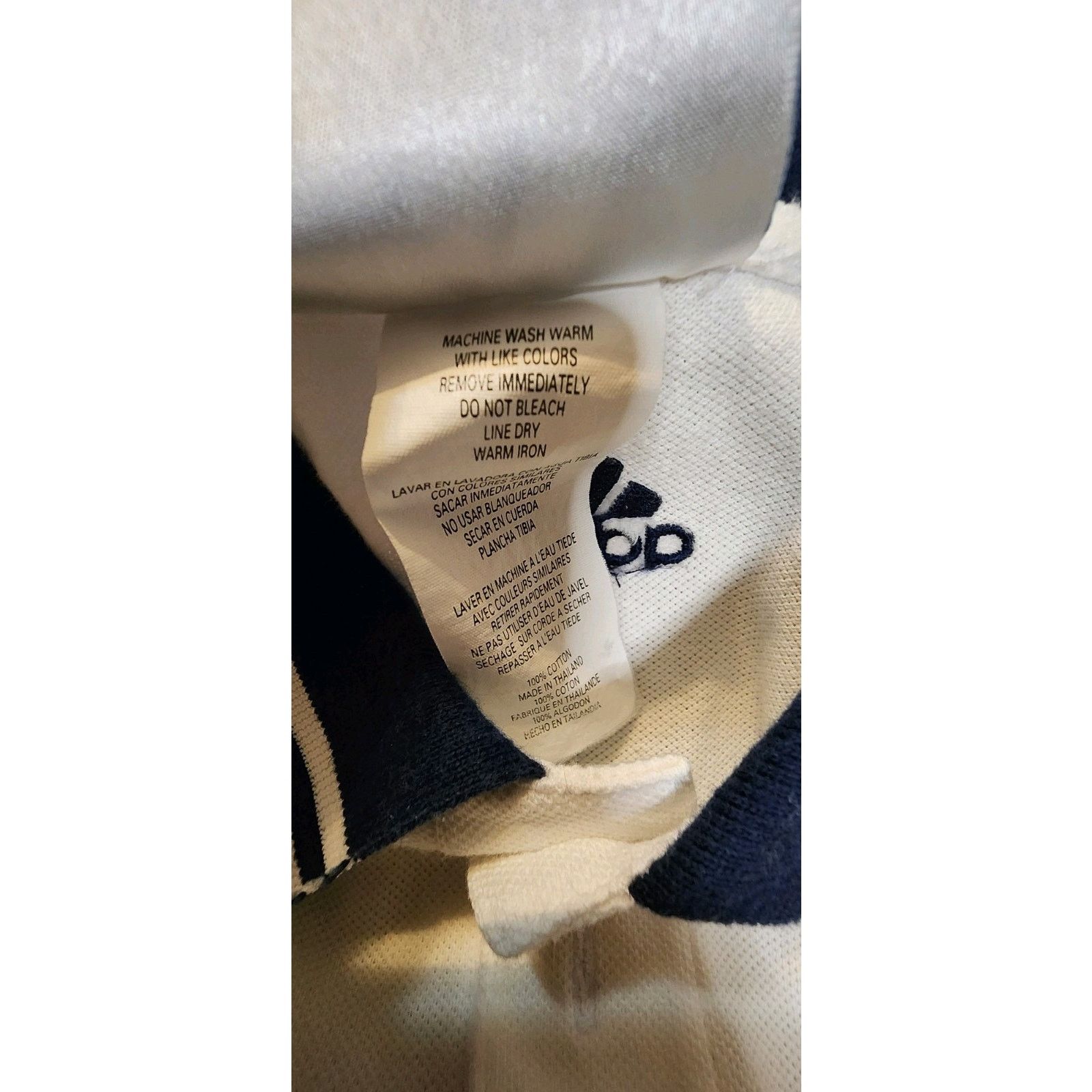 Adidas Adidas New York Yankees Polo White & Blue Shirt XL 2019 Size US XL / EU 56 / 4 - 7 Thumbnail