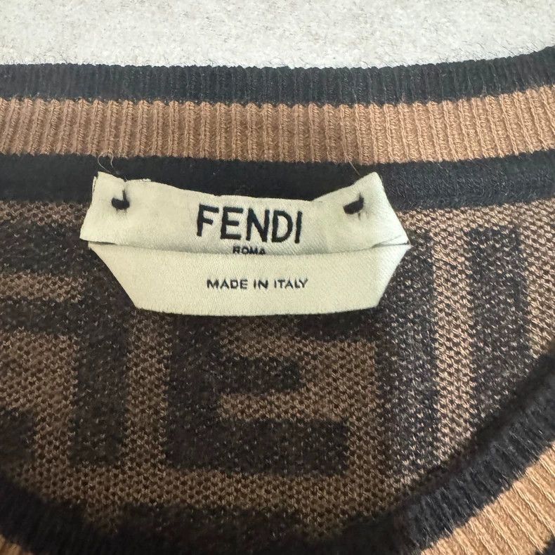Fendi Fendi size 38 Old Flower Knitwear Knitted Sweater Size US XXS / EU 40 - 3 Thumbnail