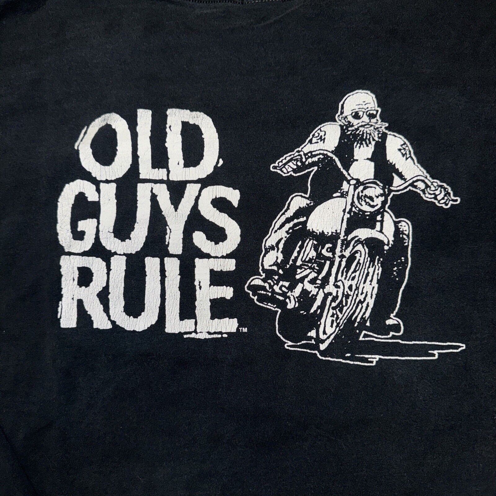 Harley Davidson × Japanese Brand × Vintage Old Guys Rule Long Sleeve Motorcycle T-Shirt Black 2XL 25x29 Size US XXL / EU 58 / 5 - 2 Thumbnail