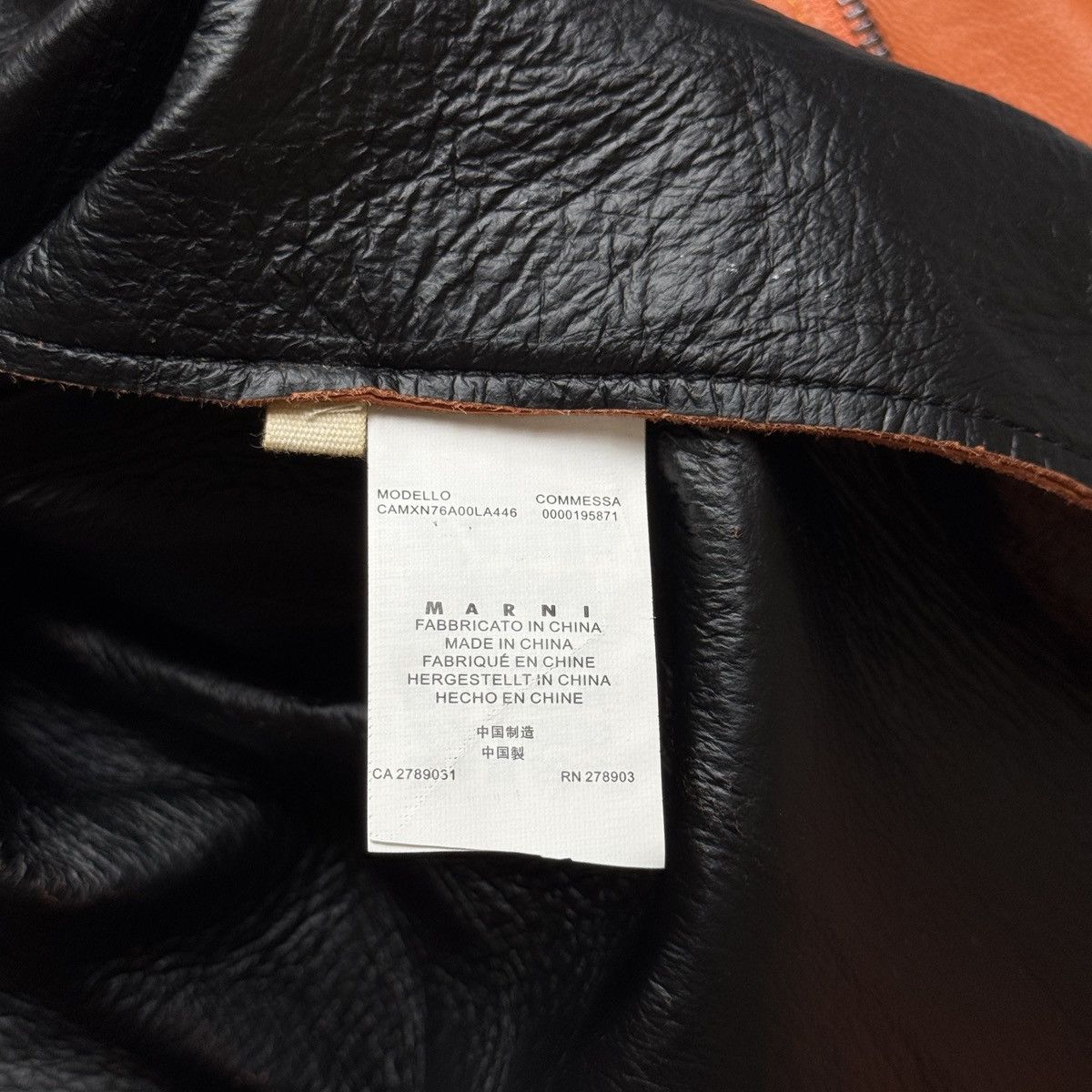 Marni Marni - Light weight orange leather zip up - Jacket Size M / US 6-8 / IT 42-44 - 8 Thumbnail