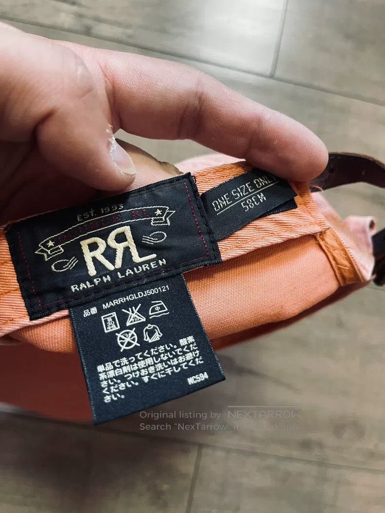 RRL Ralph Lauren RRL Ralph Lauren Watermelon Red Exclusive Baseball Hat Size ONE SIZE - 3 Thumbnail