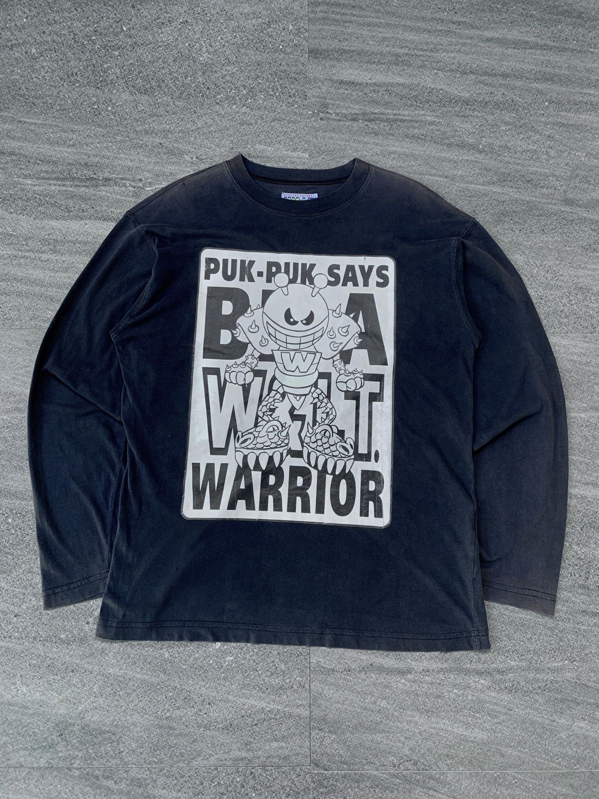 W&LT 2000s Faded Puk Puk be A Warrior Ls tee Size US S / EU 44-46 / 1 - 1 Thumbnail