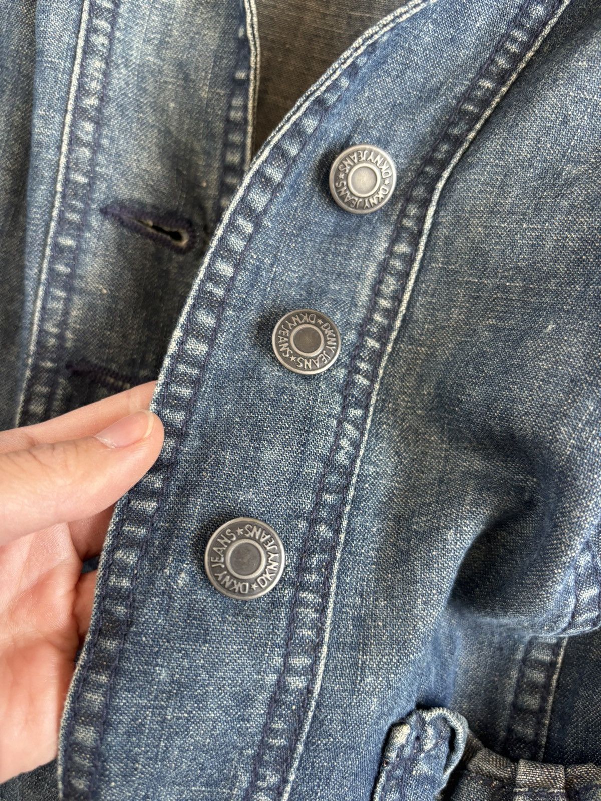 DKNY DKNY Jeans Denim Jacket Y2K Size US S / EU 44-46 / 1 - 9 Thumbnail