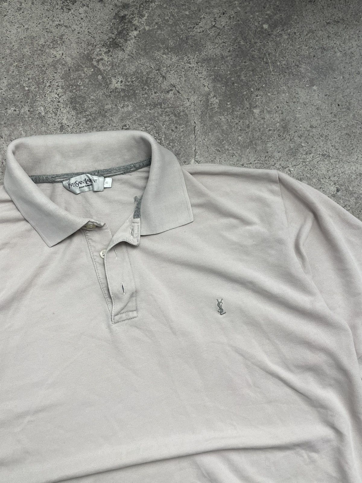 Yves Saint Laurent YSL Yves Saint Laurent Polo Shirt Size XL Size US XL / EU 56 / 4 - 3 Thumbnail