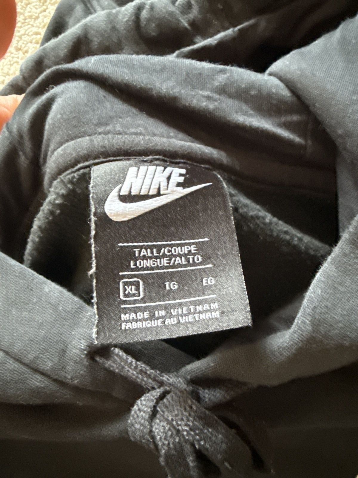 Nike Nike Black Hoodie XL Size US XL / EU 56 / 4 - 2 Thumbnail