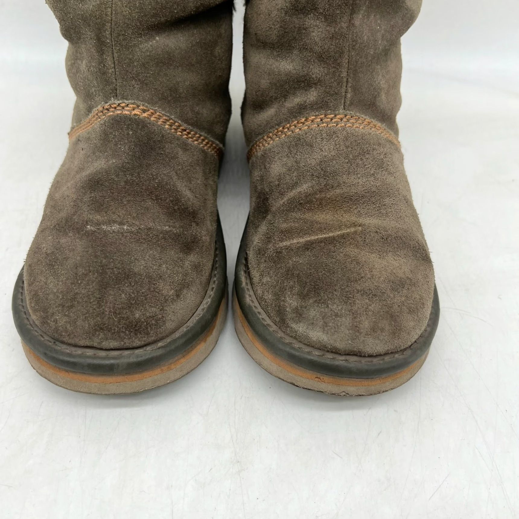 SOREL Sorel Campus Mid Height Winter Suede Boots Women's US 7 Beige Quilted Outdoor Boots Size US 7 / IT 37 - 4 Thumbnail