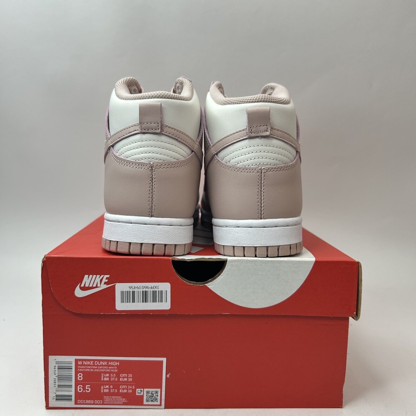 Nike Nike Dunk High WMNS “Pink Oxford” 2023 Size US 8 / IT 38 - 4 Thumbnail