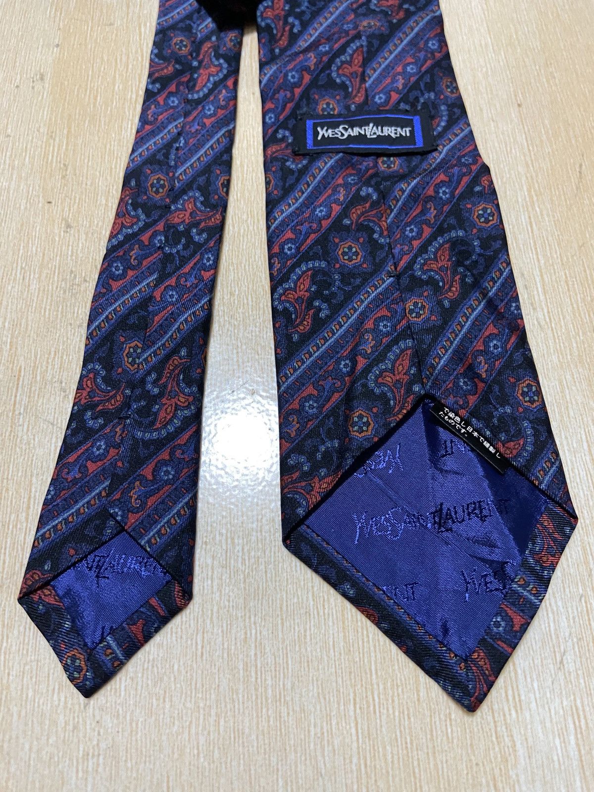 Yves Saint Laurent Yves Saint Laurent Tie Size ONE SIZE - 2 Thumbnail