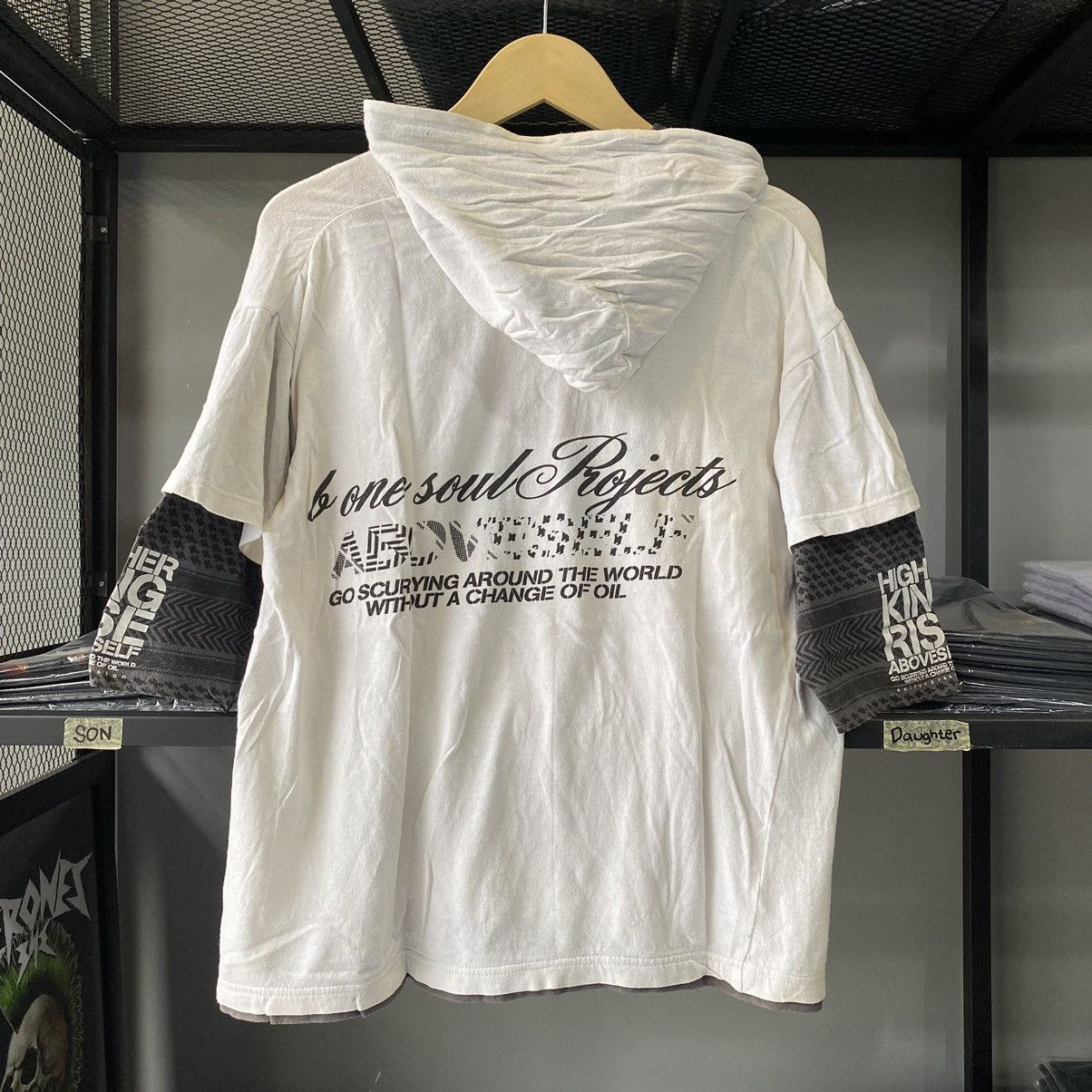 Hysteric Glamour × In The Attic × Yohji Yamamoto Vintage B-One Soul Streetwear Hooded Tees Size US XL / EU 56 / 4 - 12 Thumbnail