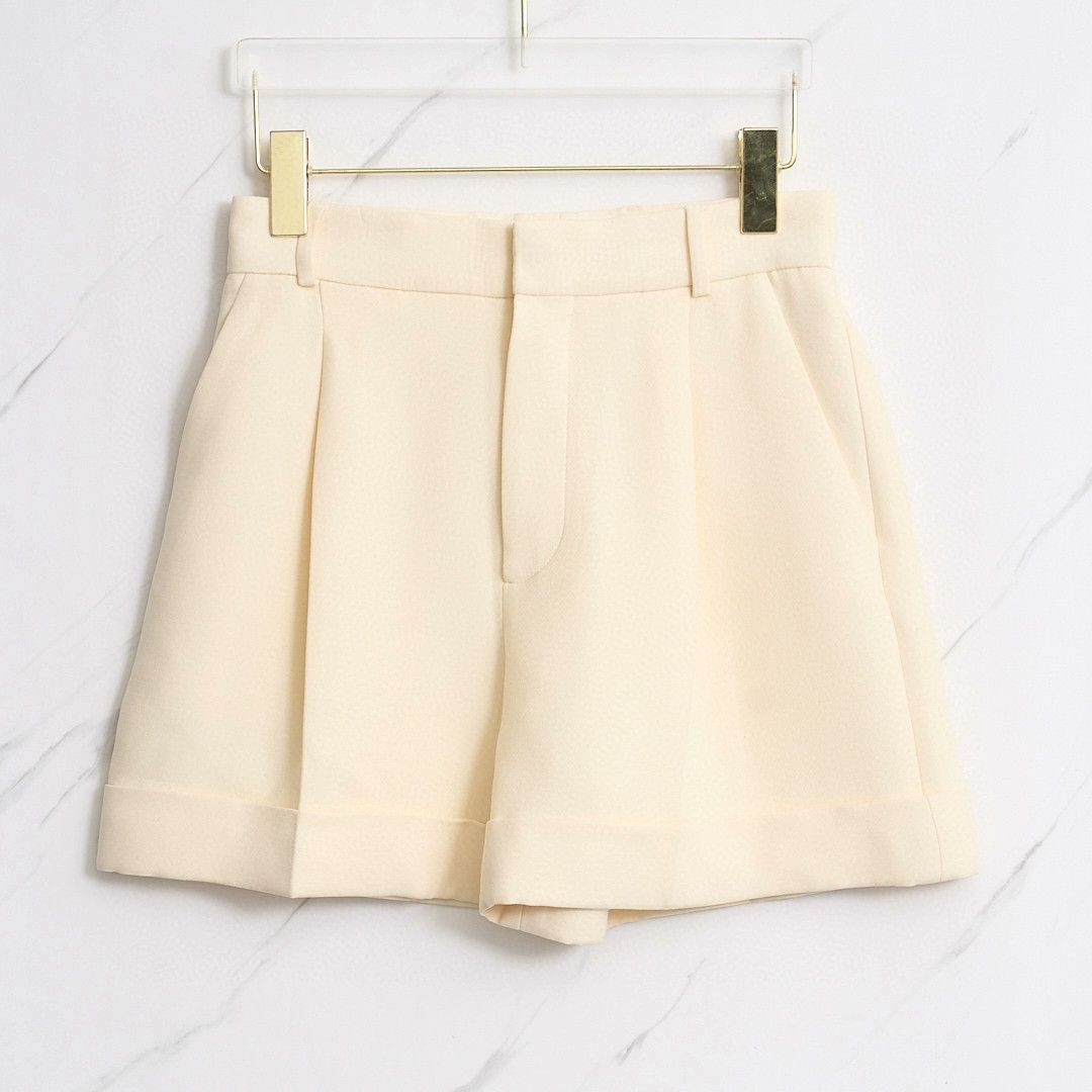 Dior Dior Women's Classic Solid Tailored Shorts Size 34" / US 12 / IT 48 - 1 Thumbnail