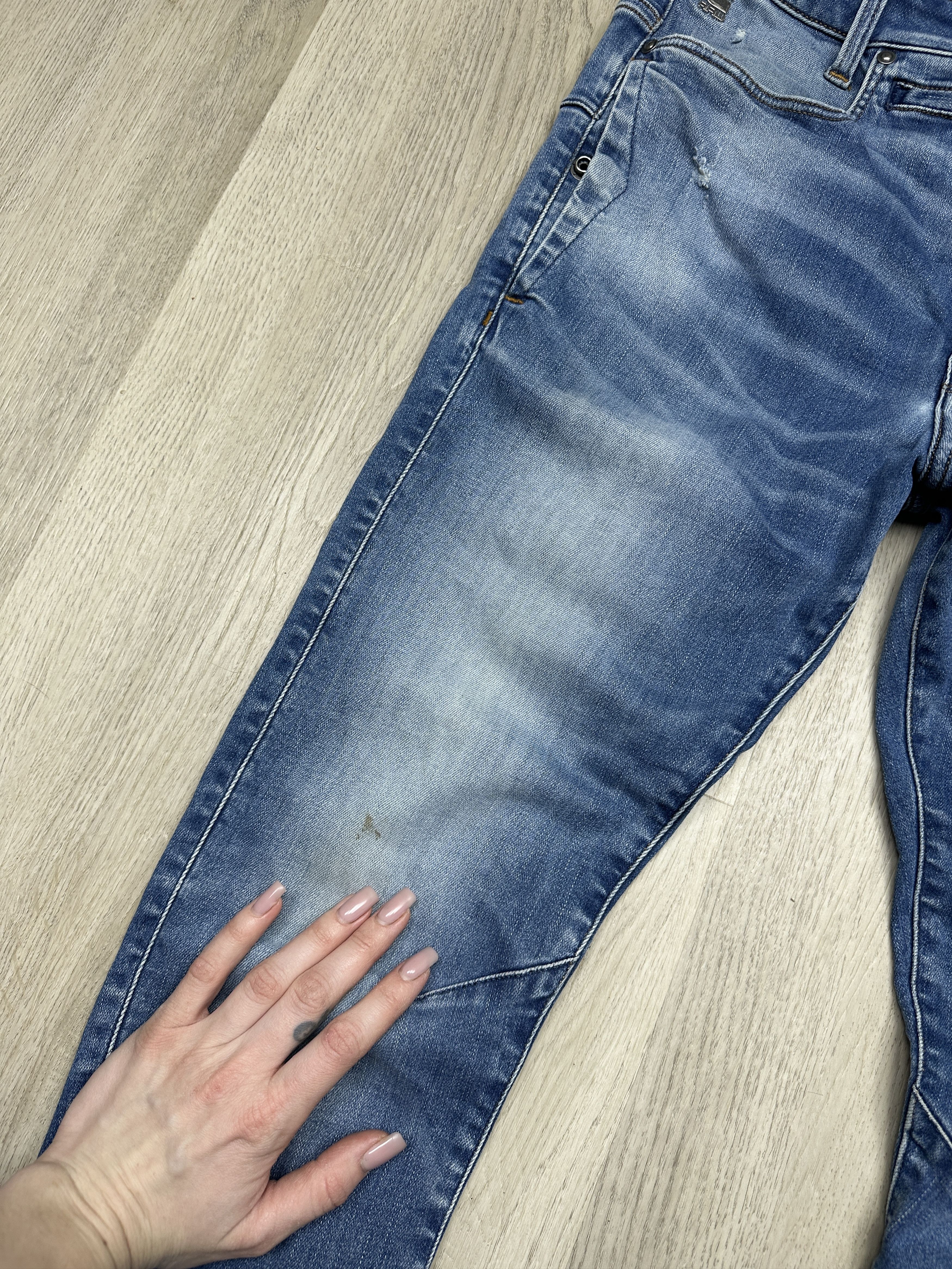 G-Star G Star Raw Mens D-Staq 3D Slim Denim Pants Jeans Size US 32 / EU 48 - 4 Thumbnail