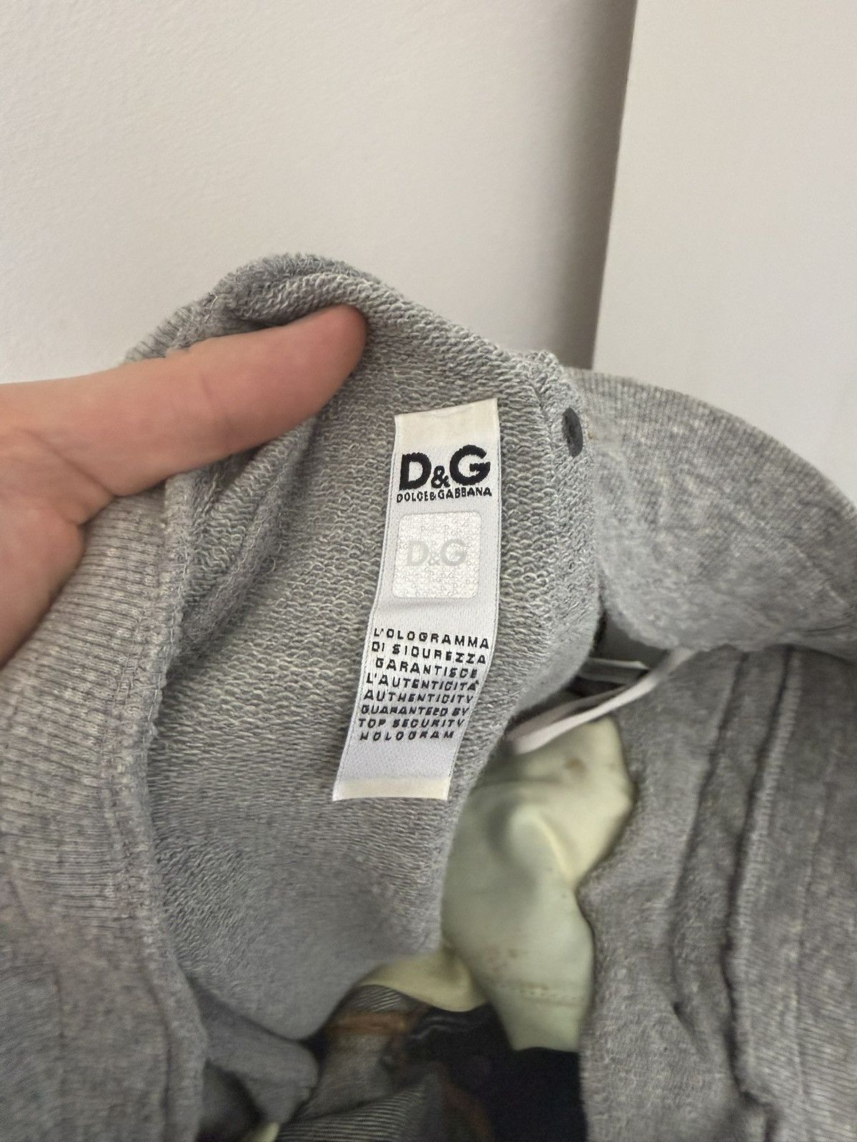 Dolce & Gabbana Distressed Hybrid Denim Sweatpants with Raw Edges Size US 34 / EU 50 - 11 Thumbnail