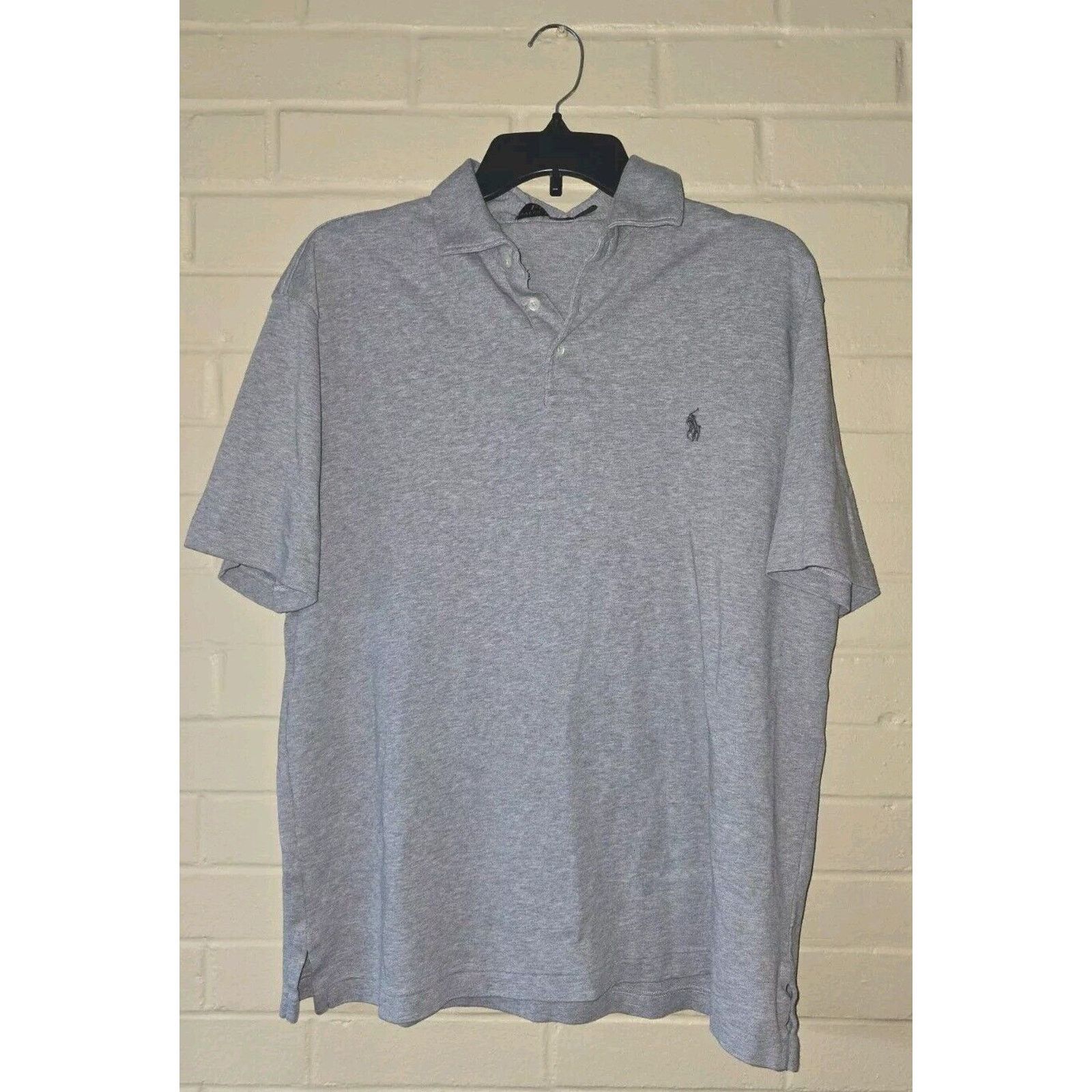 Polo Ralph Lauren Ralph Lauren Gray Mens Short Sleeve Polo Shirt Size XL Size US XL / EU 56 / 4 - 1 Thumbnail