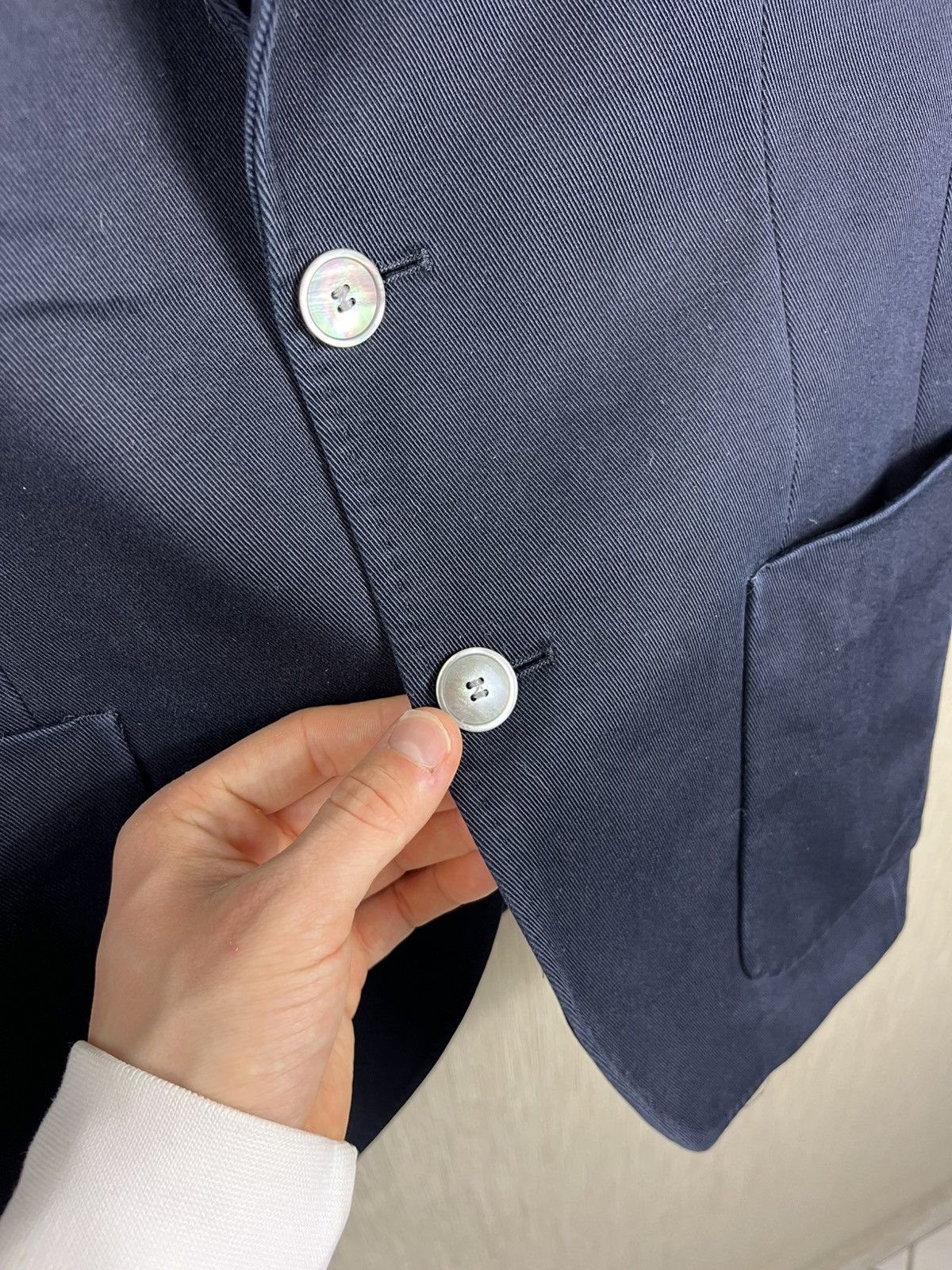 Designer × Hugo Boss Hugo Boss cotton stretch blazer travel jacket Size US M / EU 48-50 / 2 - 9 Thumbnail