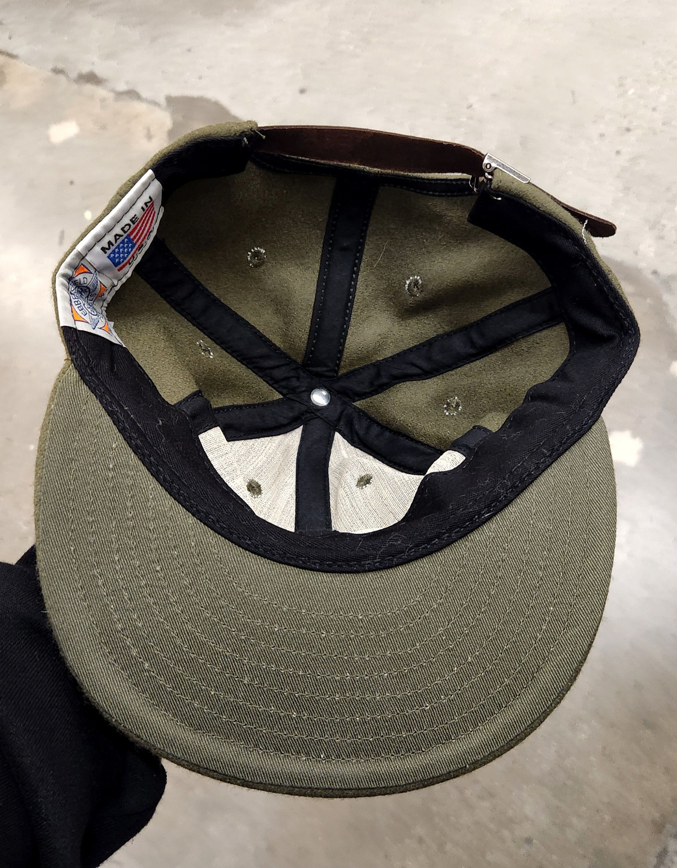 Ebbets Field Flannels Ebbets Field Flannels Vintage Authentic Green Wool Baseball Size ONE SIZE - 3 Thumbnail