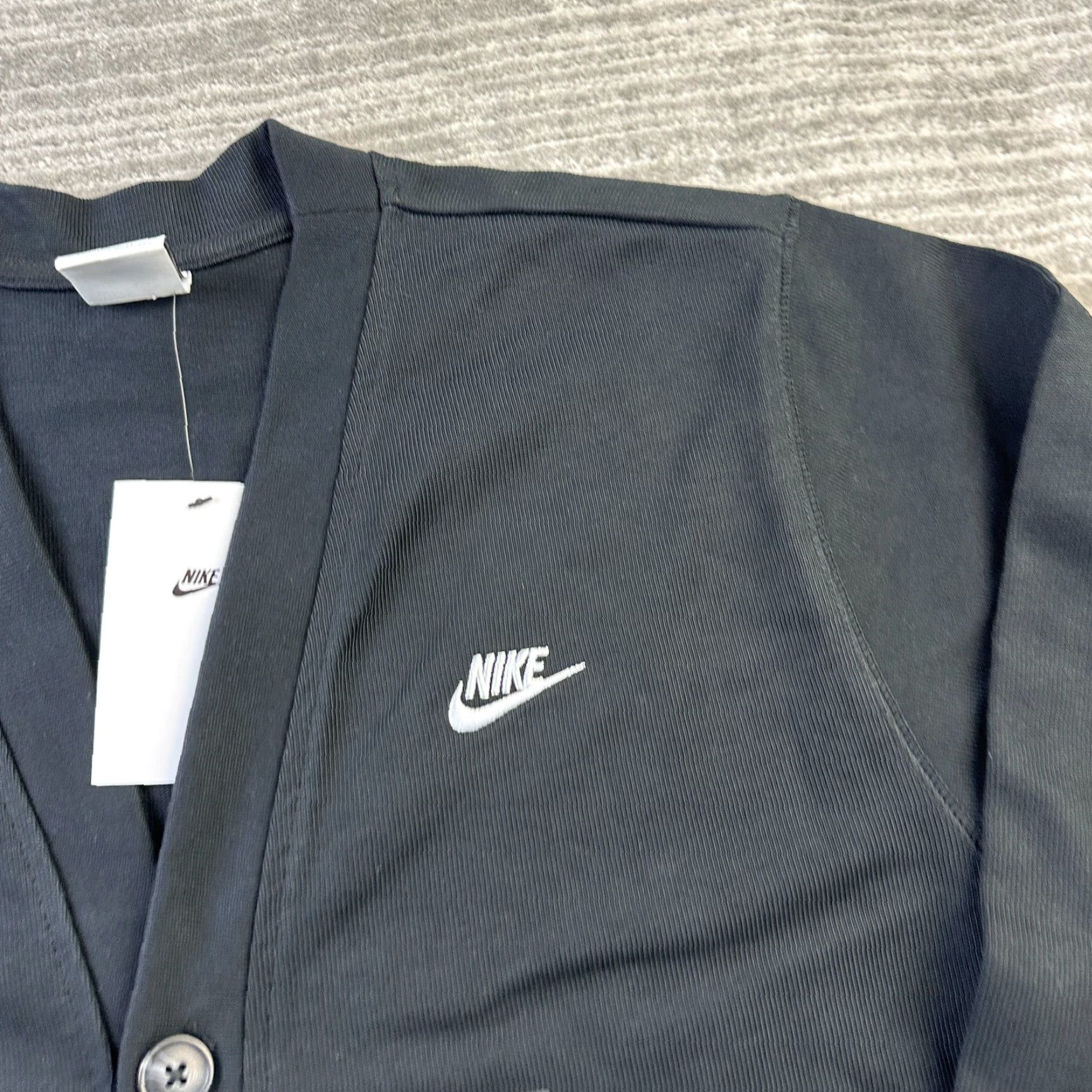 Nike Nike Sweater Mens Medium Black Club Knit Fairway Button Up Pockets Cardigan Size US M / EU 48-50 / 2 - 4 Thumbnail