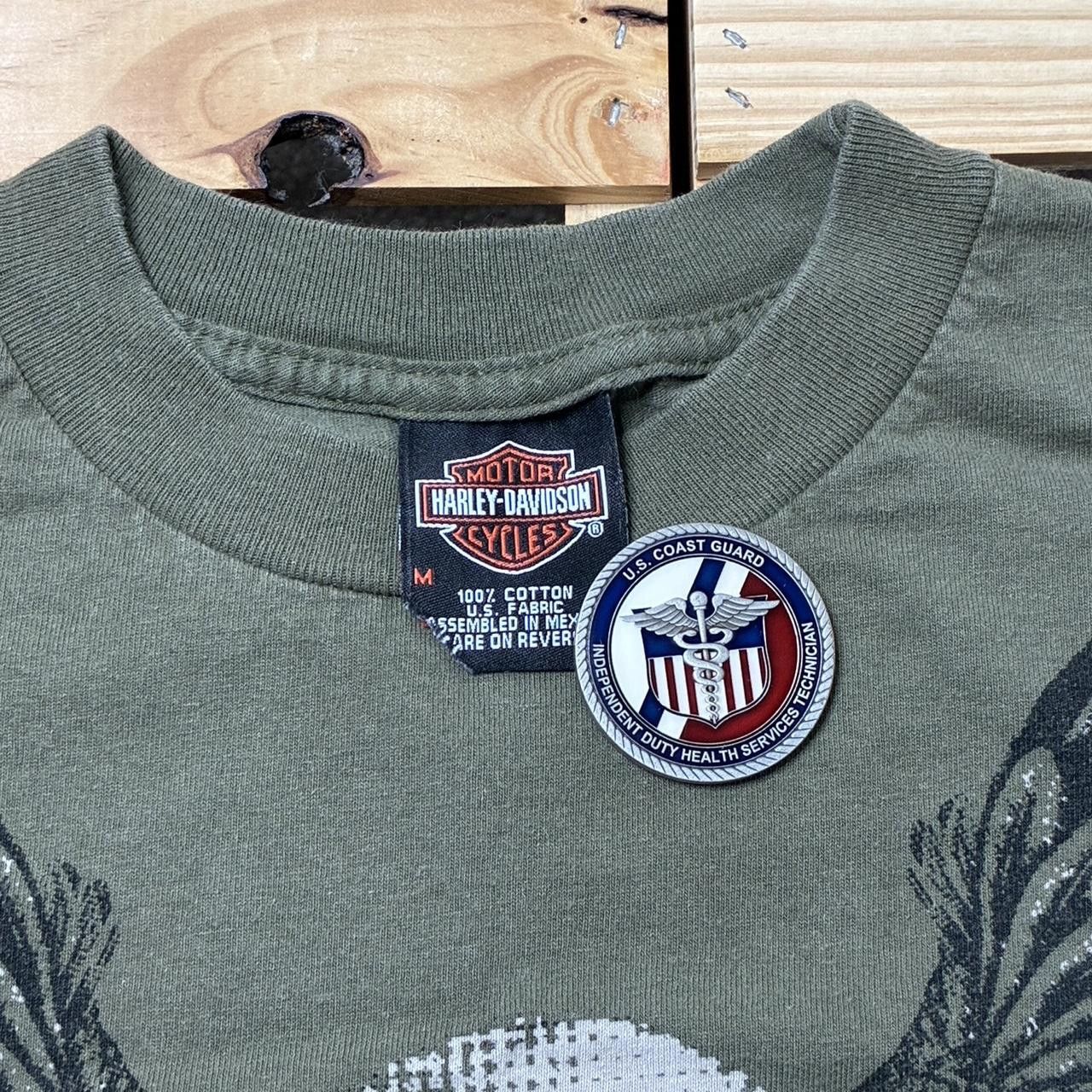Harley Davidson Vintage Harley Davidson AL 2007 Green Biker Tee Size Medium Size US M / EU 48-50 / 2 - 3 Thumbnail