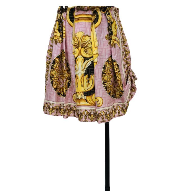 Fendi Fendi x Versace Baroque Print Mini Skirt Size 42 Size 28" / US 6 / IT 42 - 1 Thumbnail