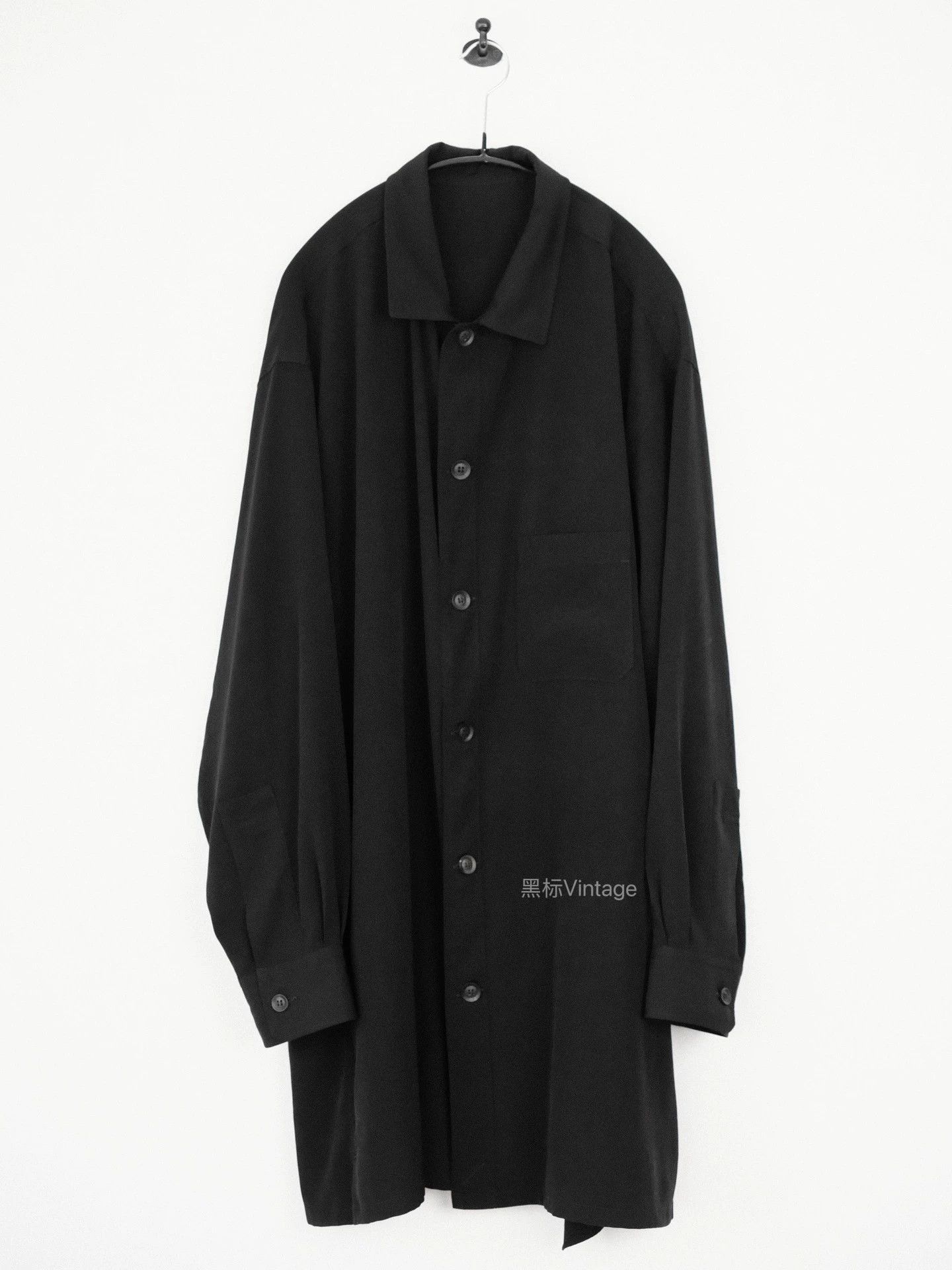 Yohji Yamamoto Yohji Yamamoto 22ss Vintage Triacetate Oversized Shirt Size US M / EU 48-50 / 2 - 2 Thumbnail