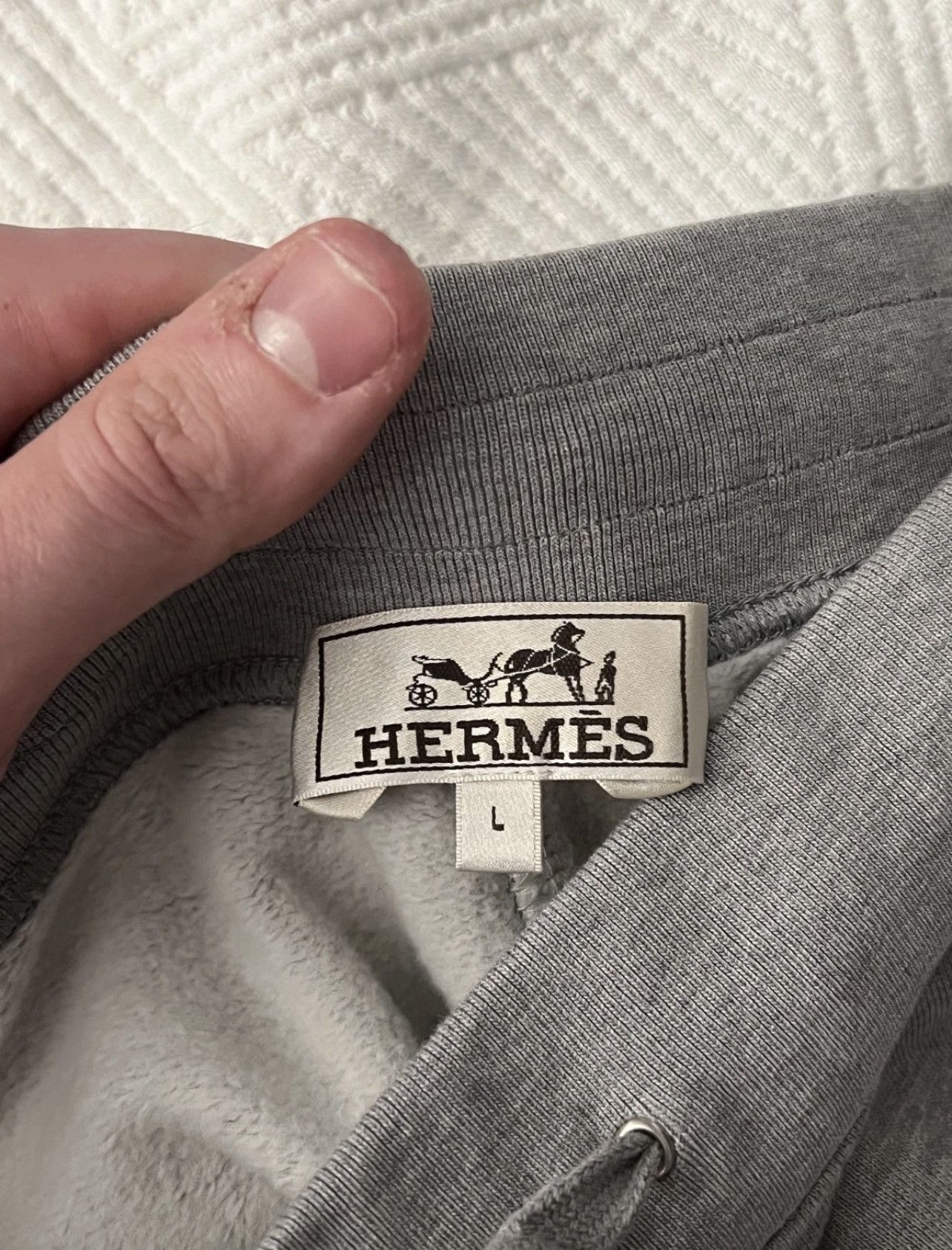 Hermes Run H Logo Sweat Shorts Size US 32 / EU 48 - 6 Thumbnail