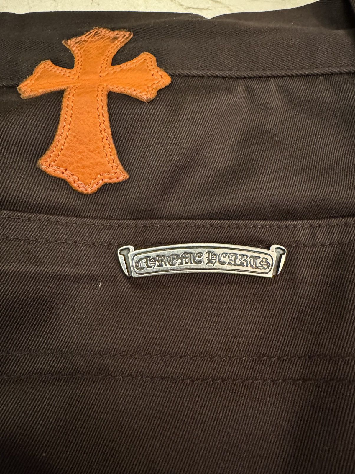 Chrome Hearts Chrome Hearts Brown Carpenter Pants with Orange Camo Patches Size US 36 / EU 52 - 6 Thumbnail