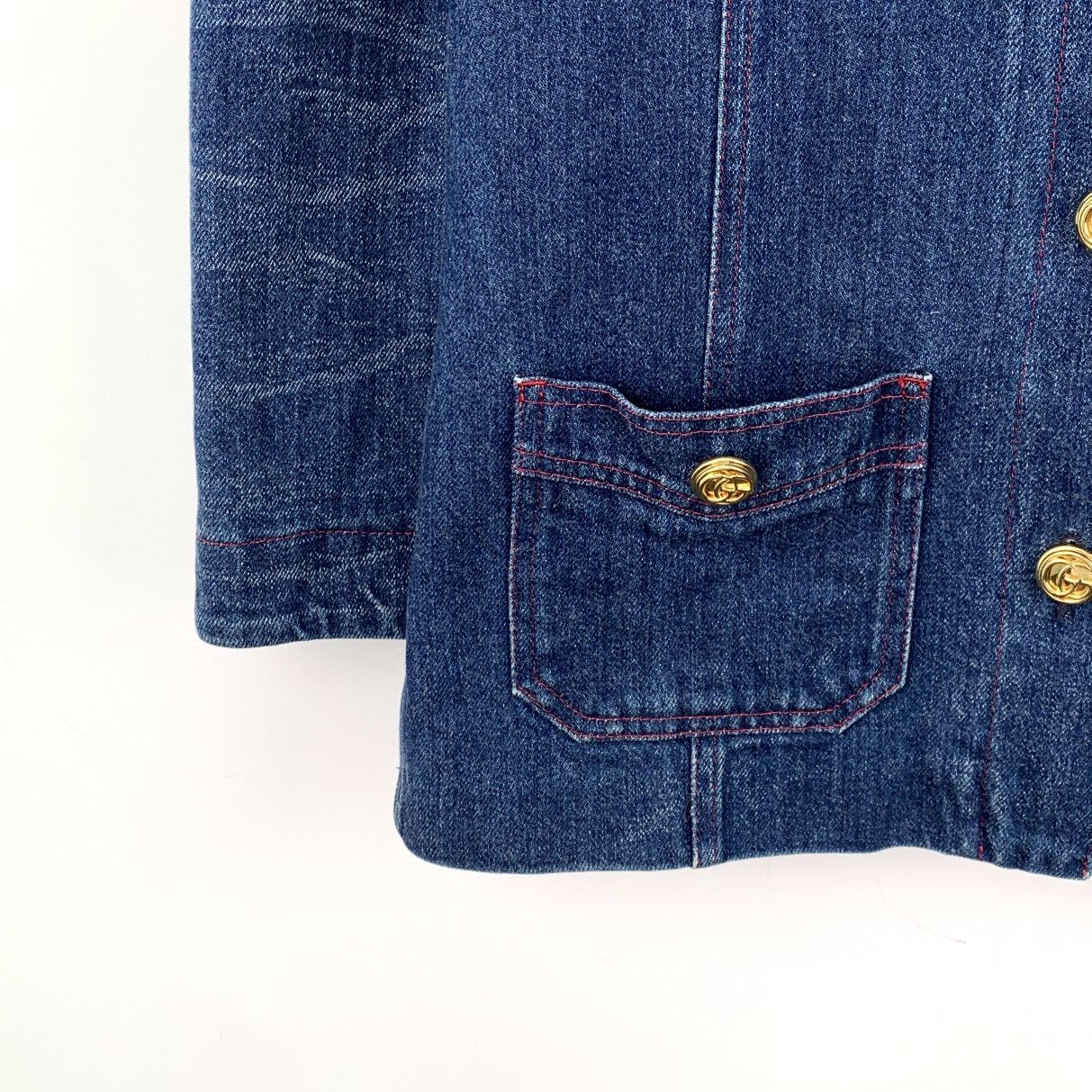 Gucci Gucci deep blue denim jacket Size XS / US 0-2 / IT 36-38 - 4 Thumbnail