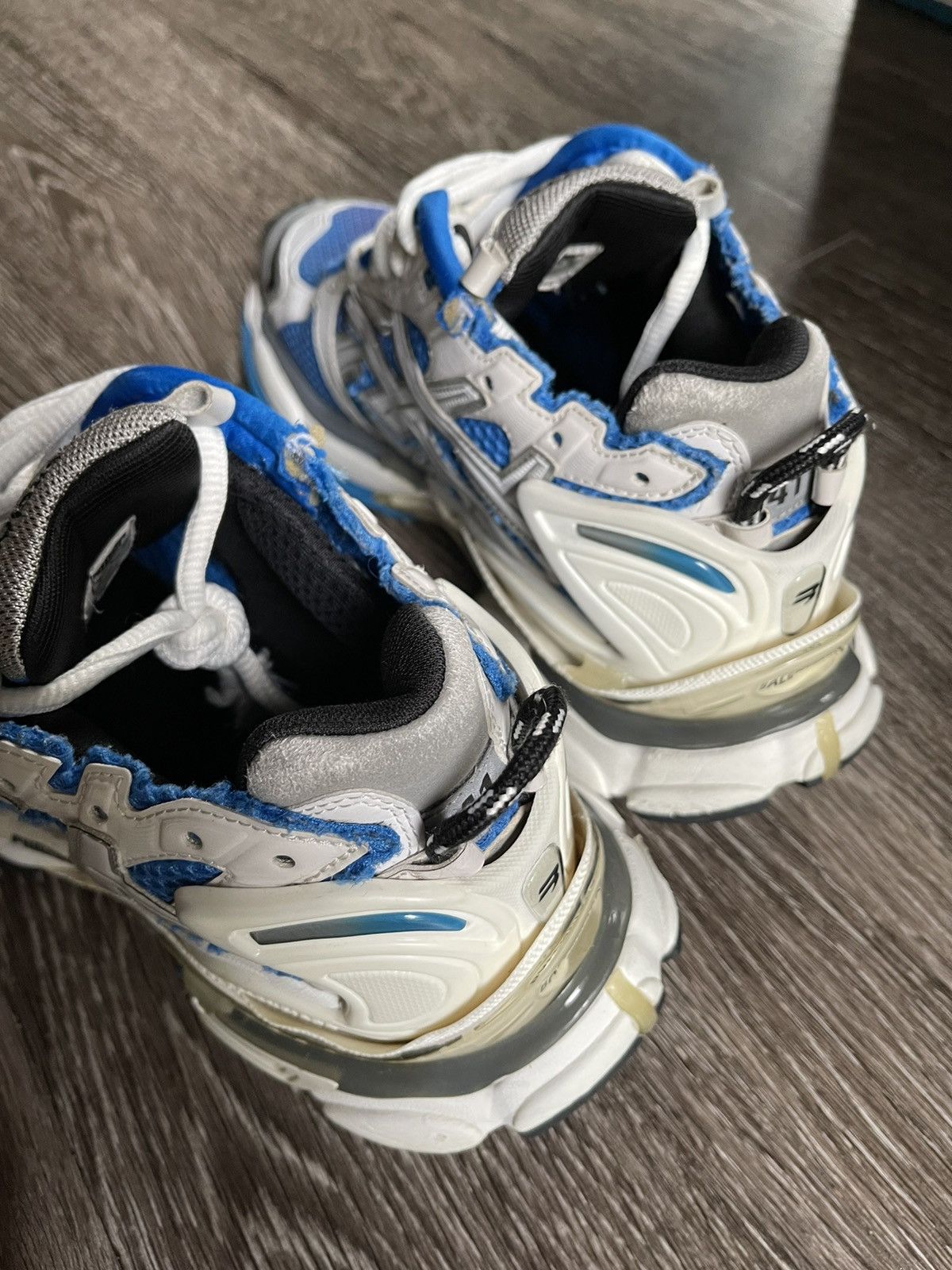 Balenciaga Balenciaga Runner Blue White Sneaker | Grailed