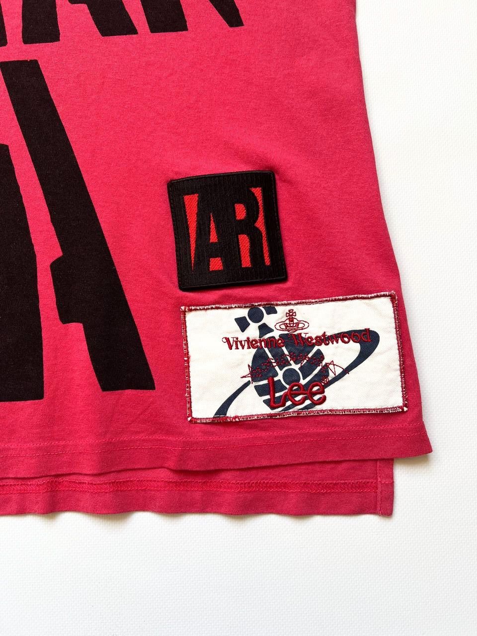 Japanese Brand × Vintage × Vivienne Westwood Rare Vivienne Westwood Lee patch logo chaos print t shirt Size US M / EU 48-50 / 2 - 2 Thumbnail