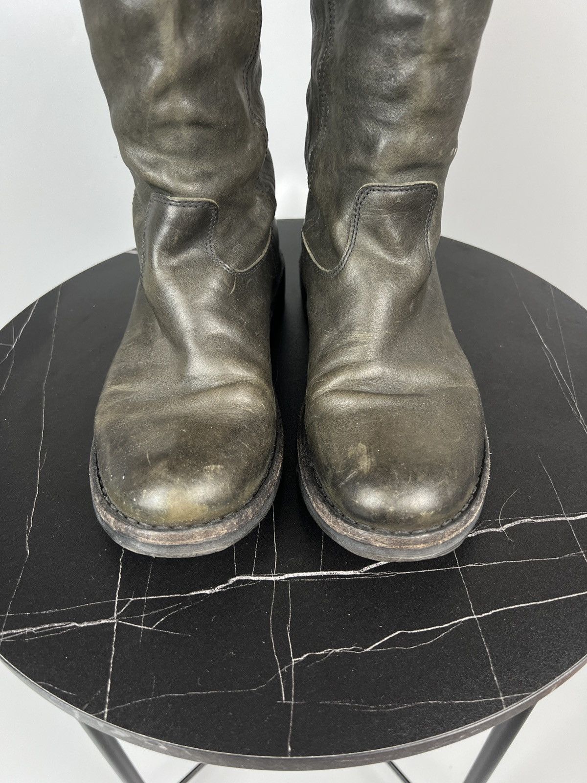 Fiorentini + Baker Florentini + Baker Leather Knee High Boots (Y0432) Size US 6.5 / IT 36.5 - 9 Thumbnail