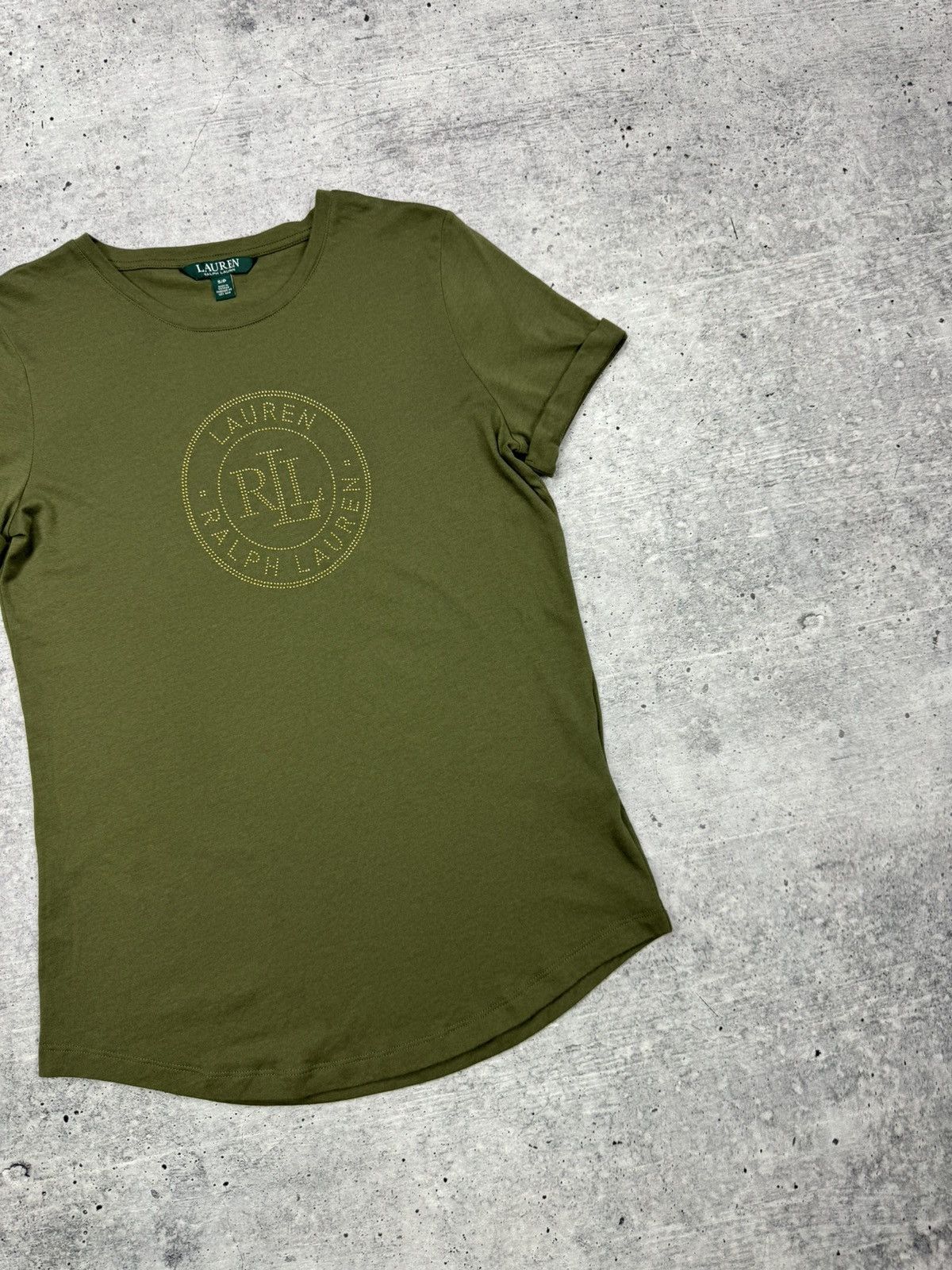 Polo Ralph Lauren × Vintage Vintage Lauren Ralph Lauren Women Big Logo Casual T-Shirt Size S / US 4 / IT 40 - 2 Thumbnail