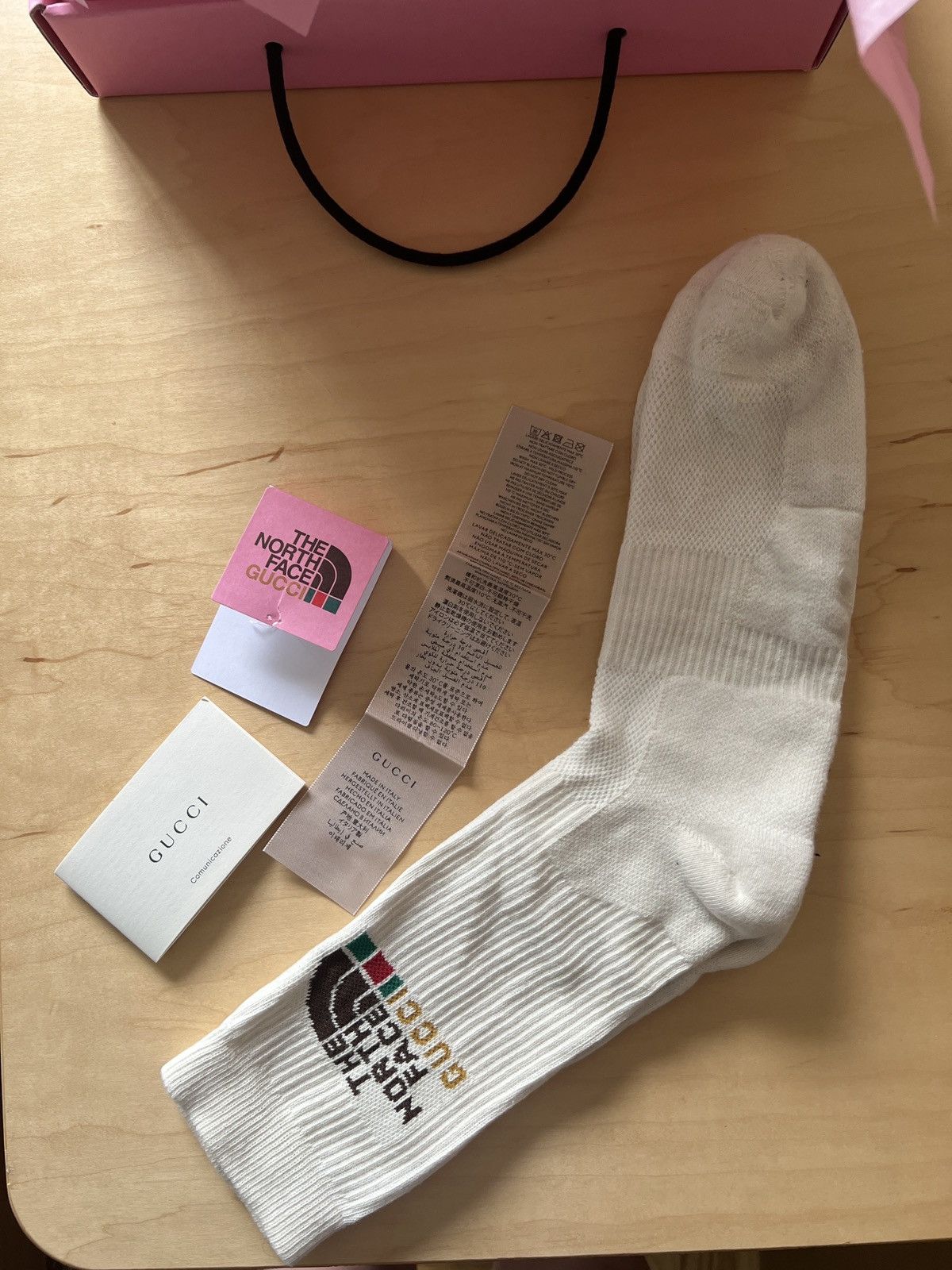 Gucci The North Face Gucci: Men’s Socks, Size Large Size ONE SIZE - 13 Thumbnail
