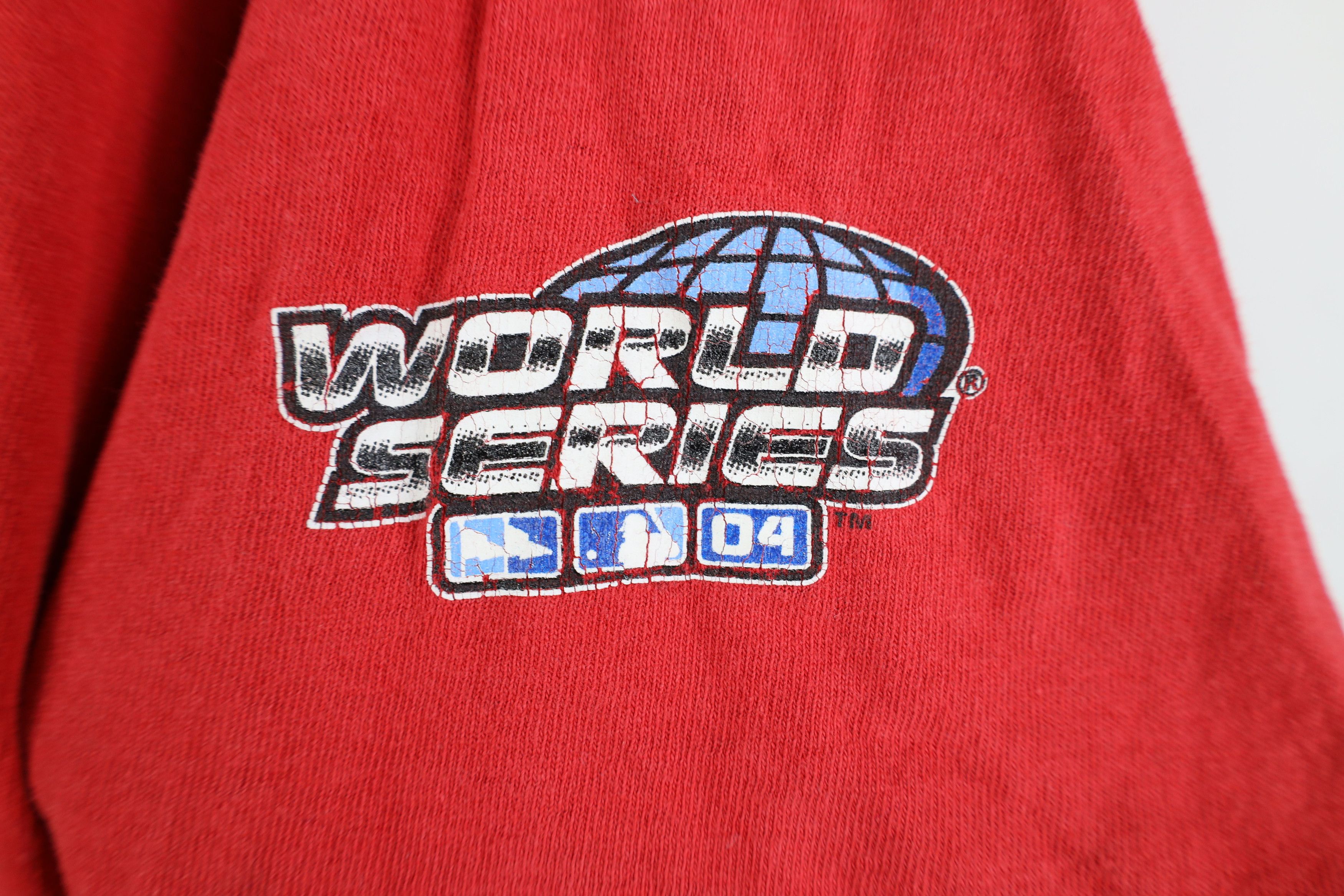 Adidas Vintage Y2K Adidas Boston Red Sox Baseball T-Shirt Red Size US XXL / EU 58 / 5 - 4 Thumbnail