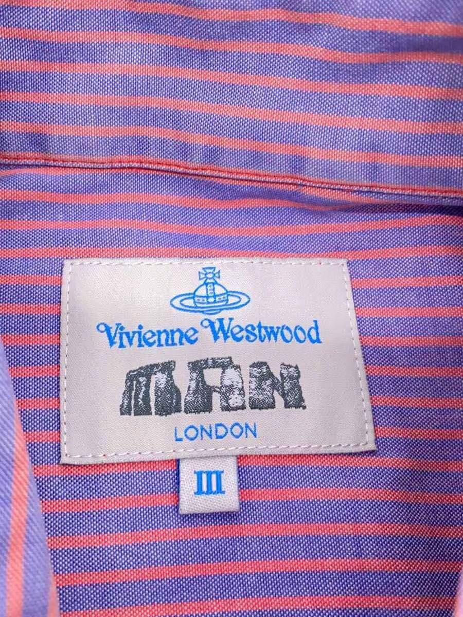 Vivienne Westwood Striped Short Sleeve Button Shirt Size US L / EU 52-54 / 3 - 4 Thumbnail