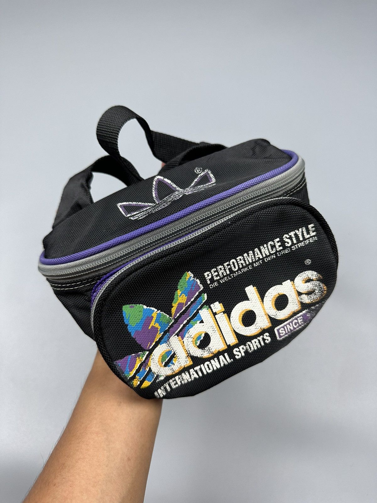 Adidas × Vintage Vintage 90s Adidas Performance Style Waist/Pouch Bags Size ONE SIZE - 5 Thumbnail