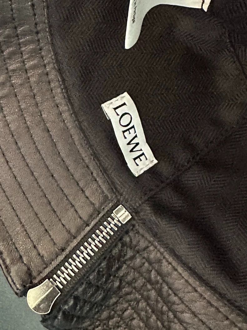 Loewe LOEWE sizeM A small sheepskin fisherman's hat with a zipper Size ONE SIZE - 5 Thumbnail