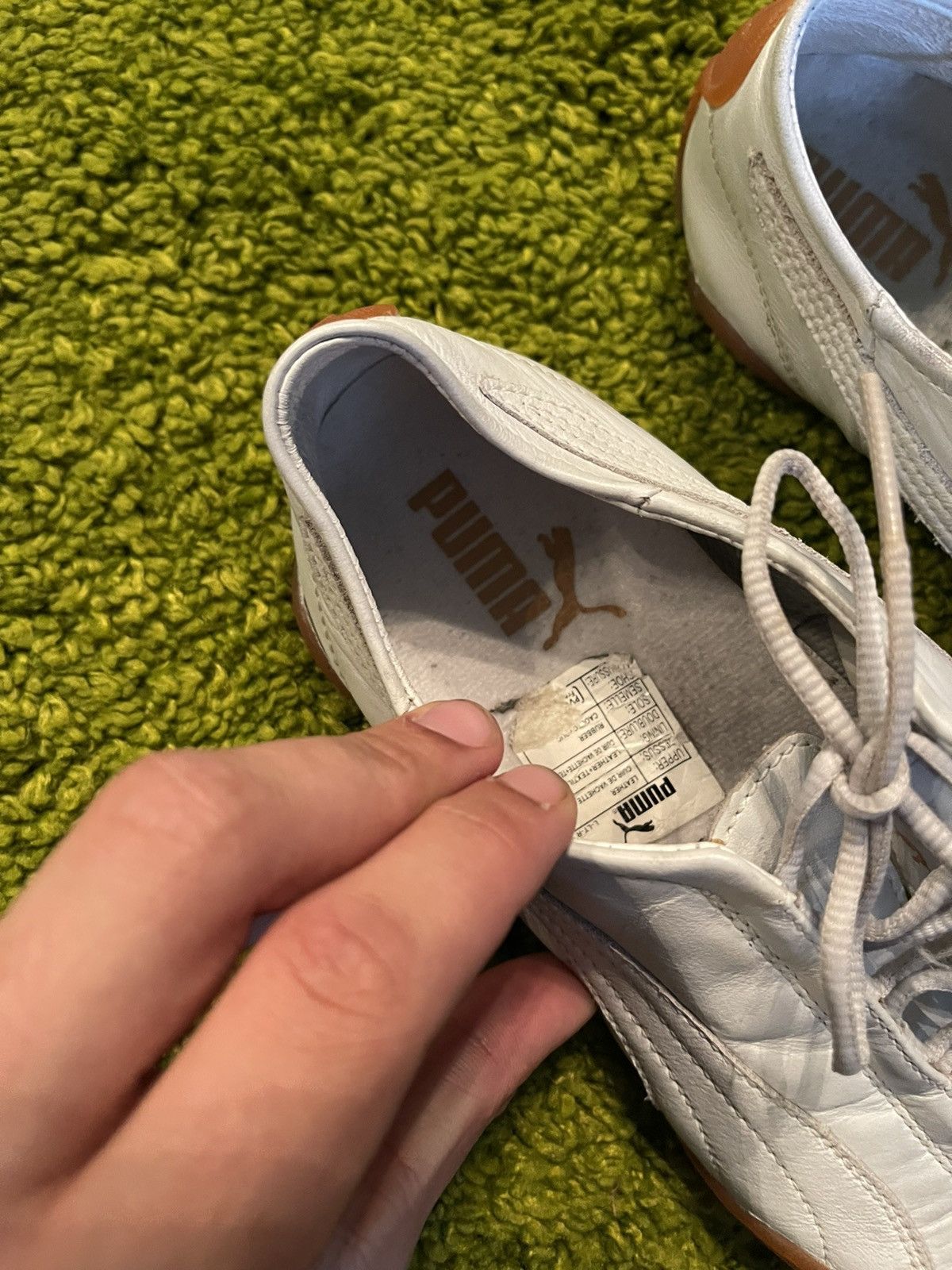Designer × Puma × Vintage Puma 2000s vintage real leather sneakers Y2K Size US 9 / IT 39 - 7 Thumbnail