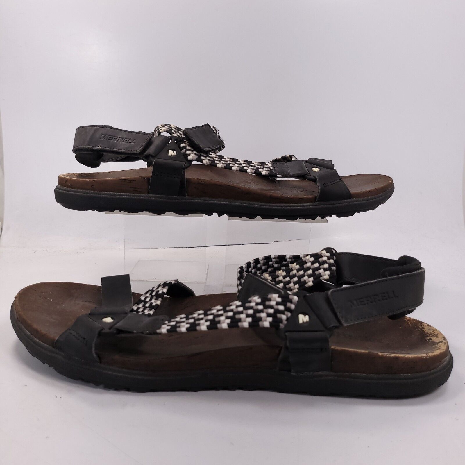 Merrell Merrell Ankle Strap Sandal Womens Size 11 Black White Gray Size US 11 / IT 41 - 5 Thumbnail