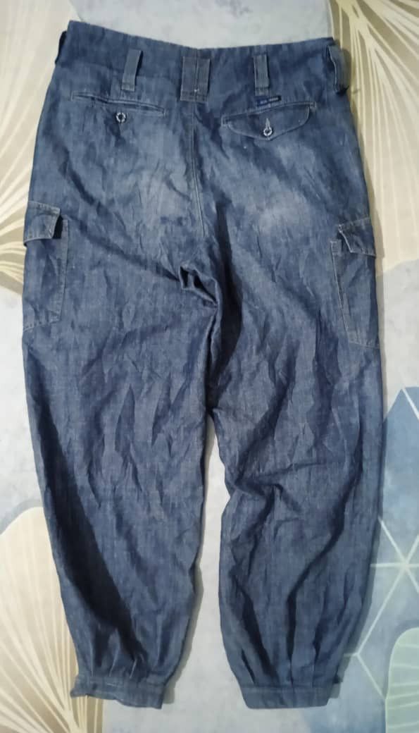 Japanese Brand × Vintage Vtg Denim WM Nikka Multiple Cargo Baggy Size US 32 / EU 48 - 1 Thumbnail