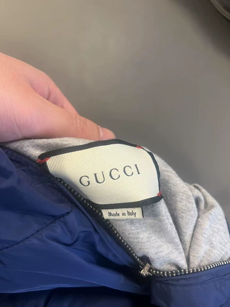 Gucci Gucci Blue logo bomber jacket 2502-Nextarrow Size US M / EU 48-50 / 2 - 3 Thumbnail