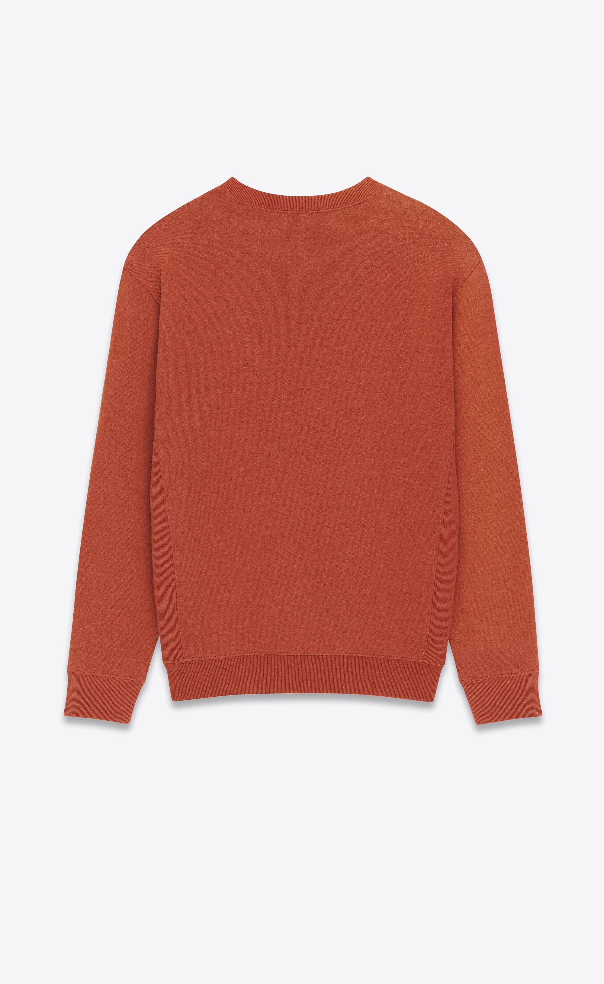 Saint Laurent Paris o1la1rc1a1225 731083 "24 Saint Laurent" Sweatshirt in Red Size US S / EU 44-46 / 1 - 2 Thumbnail